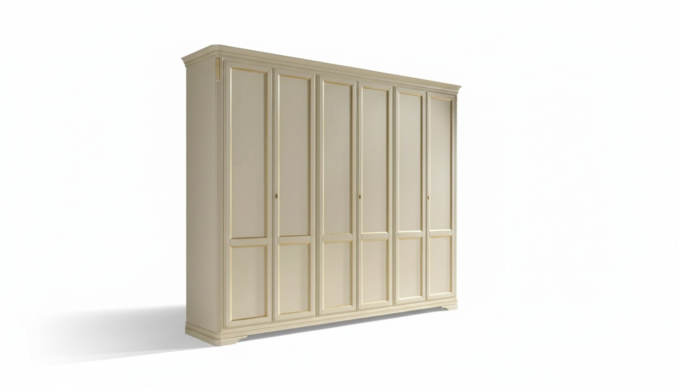 Kleiderschrank Beige Luxus MÃ¶bel Italienische Einrichtung Schlafzimmer