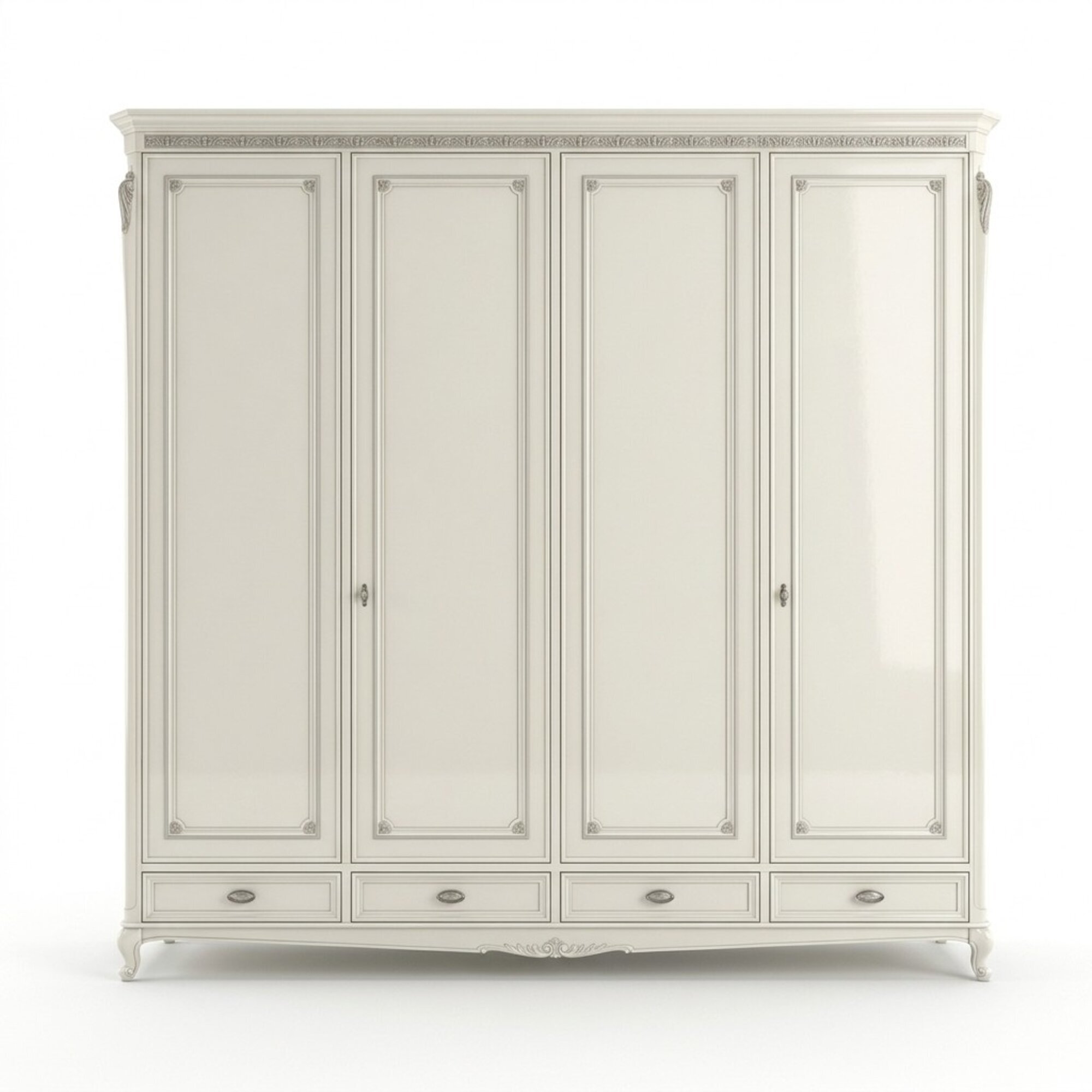 Kleiderschrank Design MÃ¶bel Holz Luxus Schlafzimmer WeiÃ SchrÃ¤nke Neu