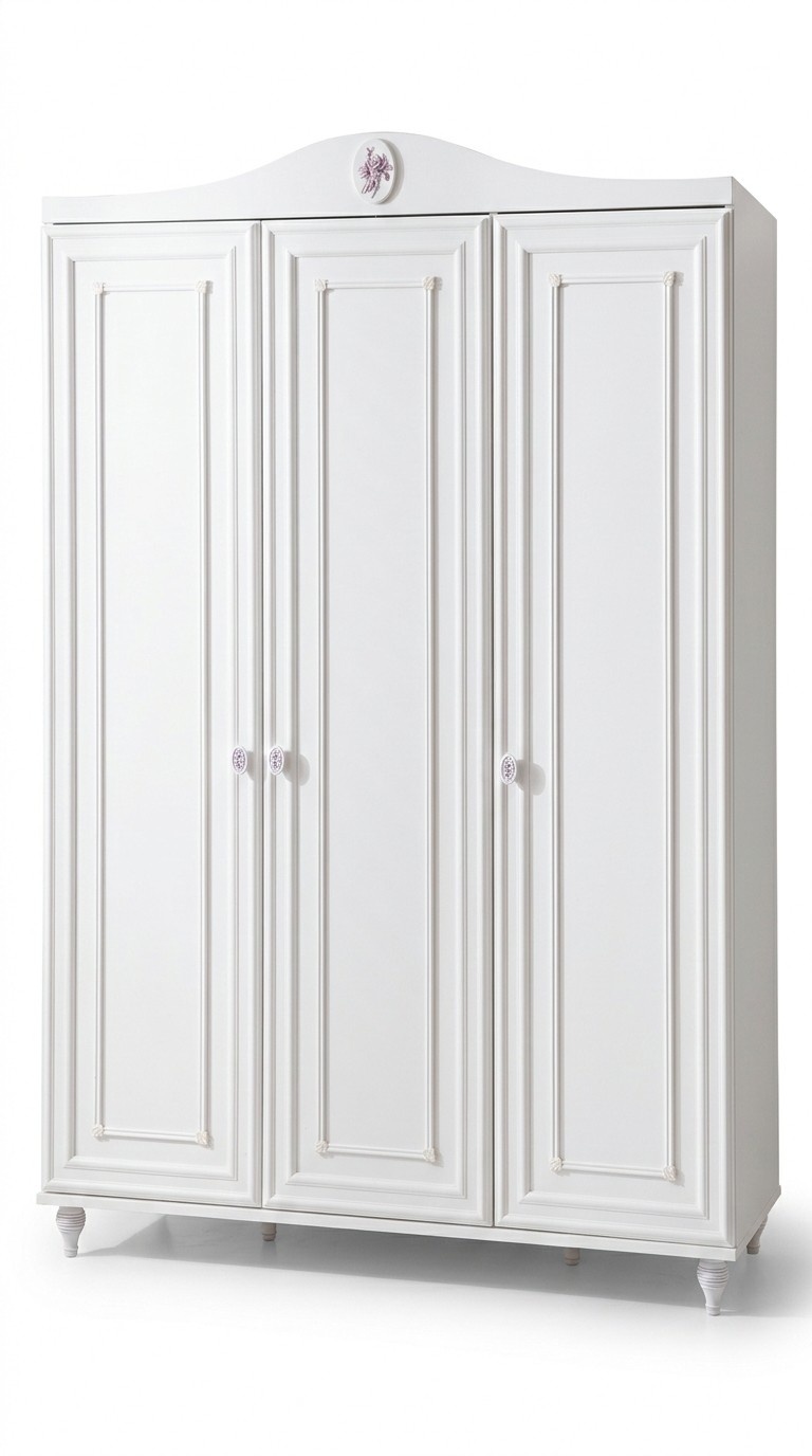 Kleiderschrank Designer Schrank Edler Holz Luxus Kinderzimmer 140cm Neu