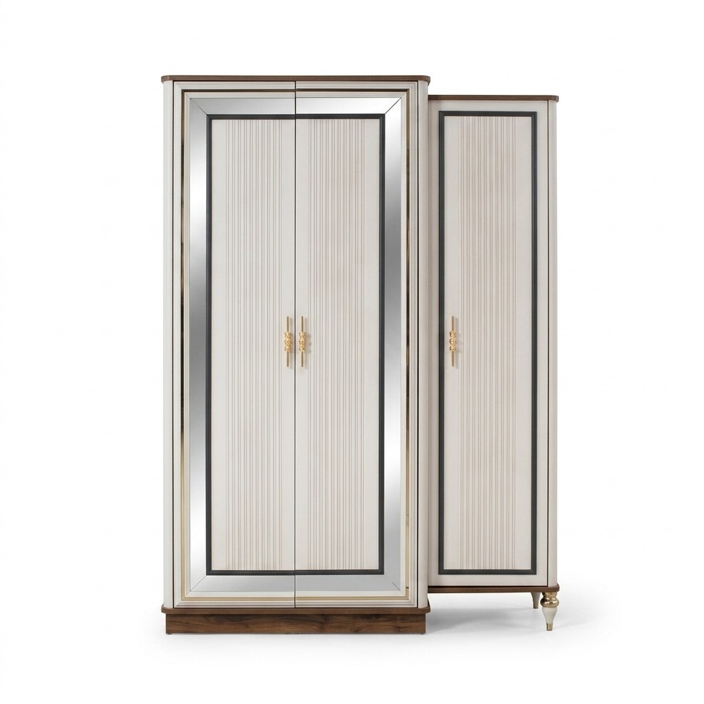 Kleiderschrank Kinderschrank Holzschrank Schrank Holz Beige Moderne