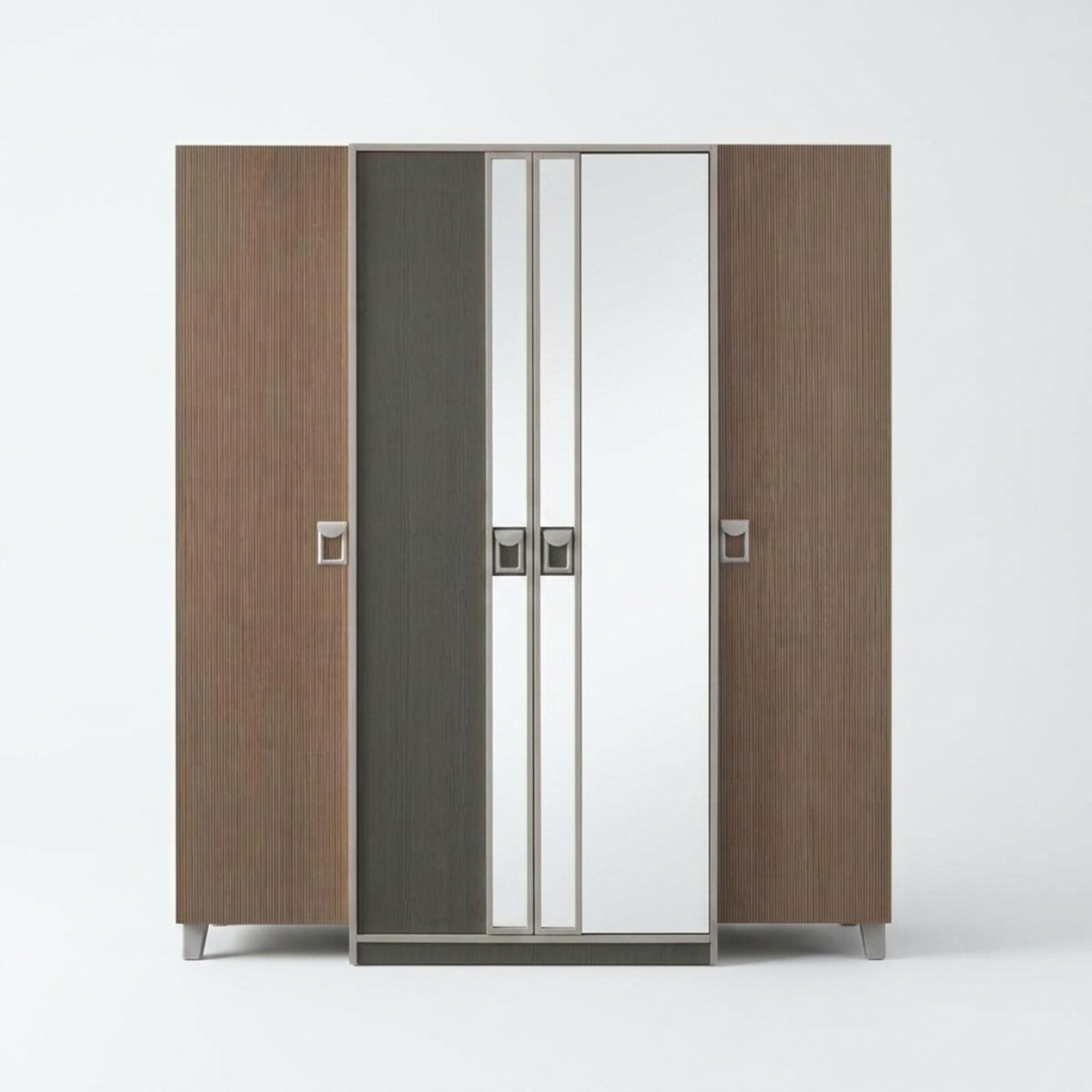 Kleiderschrank Kinderschrank Schrank Holz Grau Holzschrank GroÃ Modern