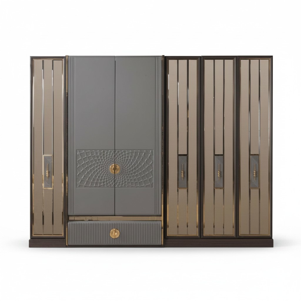 Kleiderschrank Kleiderstauraum Garderobenschrank Ankleideschrank Schrank 280cm