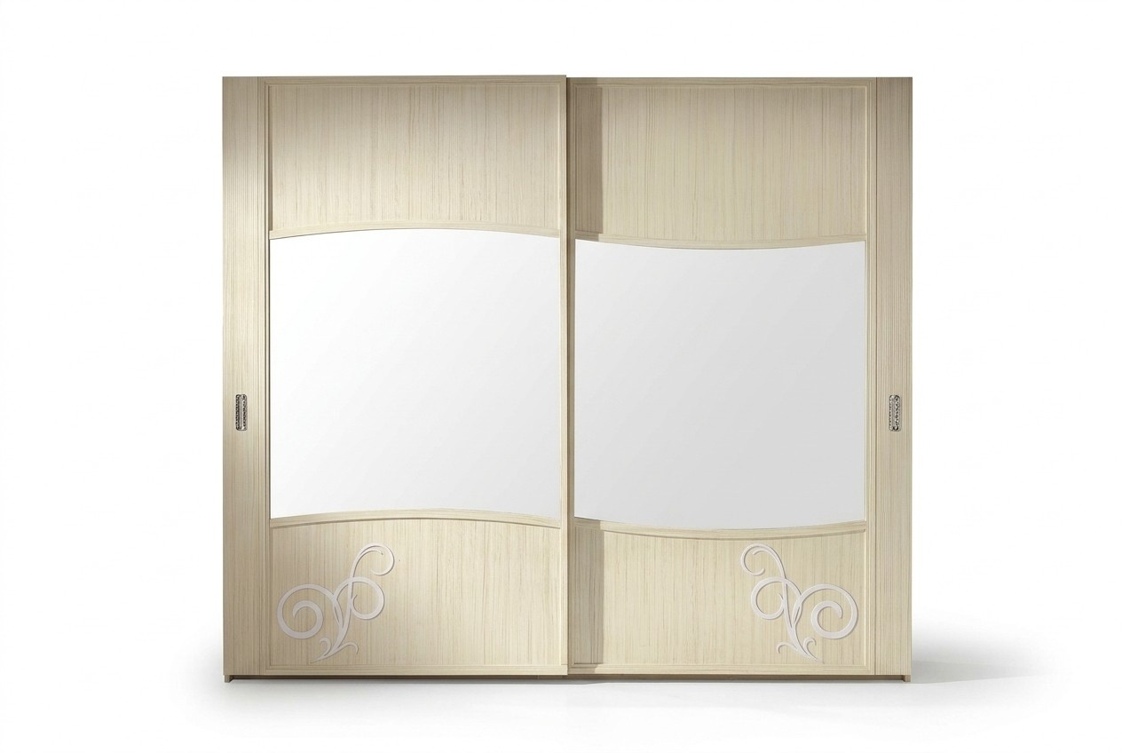 Kleiderschrank mit SchiebetÃ¼ren Schlafzimmer Schrank Wand SchrÃ¤nke WeiÃ Spiegel