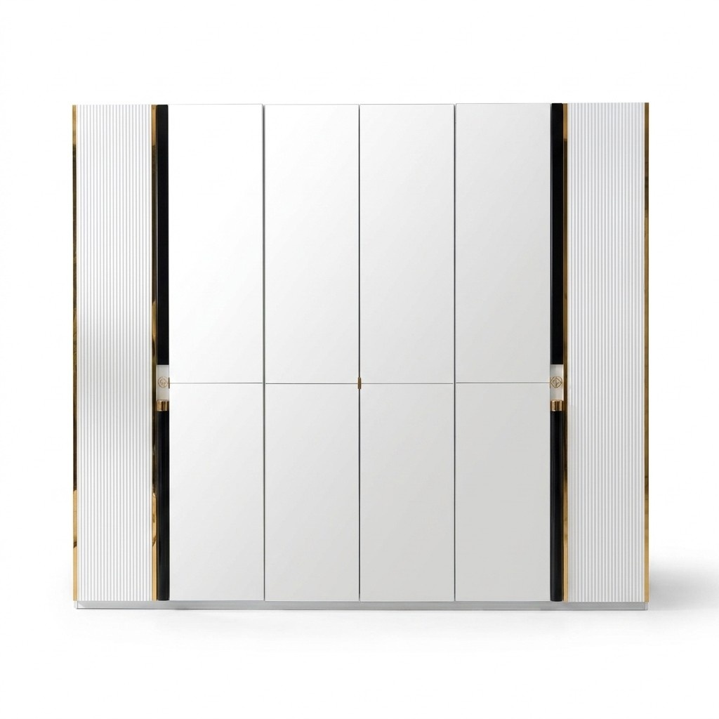 Kleiderschrank MÃ¶bel Schrank Italienischer Stil Luxus SchrÃ¤nke Schlafzimmer Gold