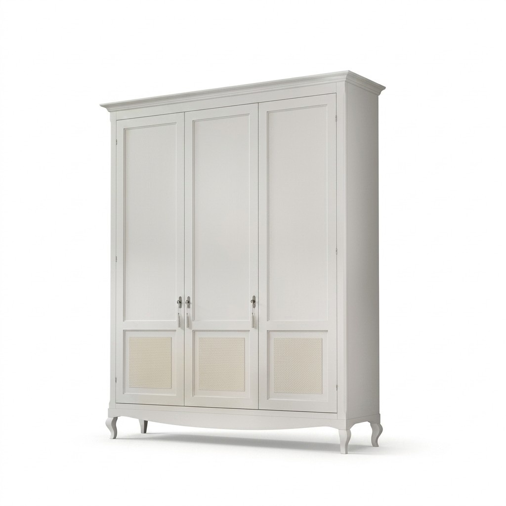 Kleiderschrank Schlafzimmer Holz Klassisch Design MÃ¶bel WeiÃ SchrÃ¤nke