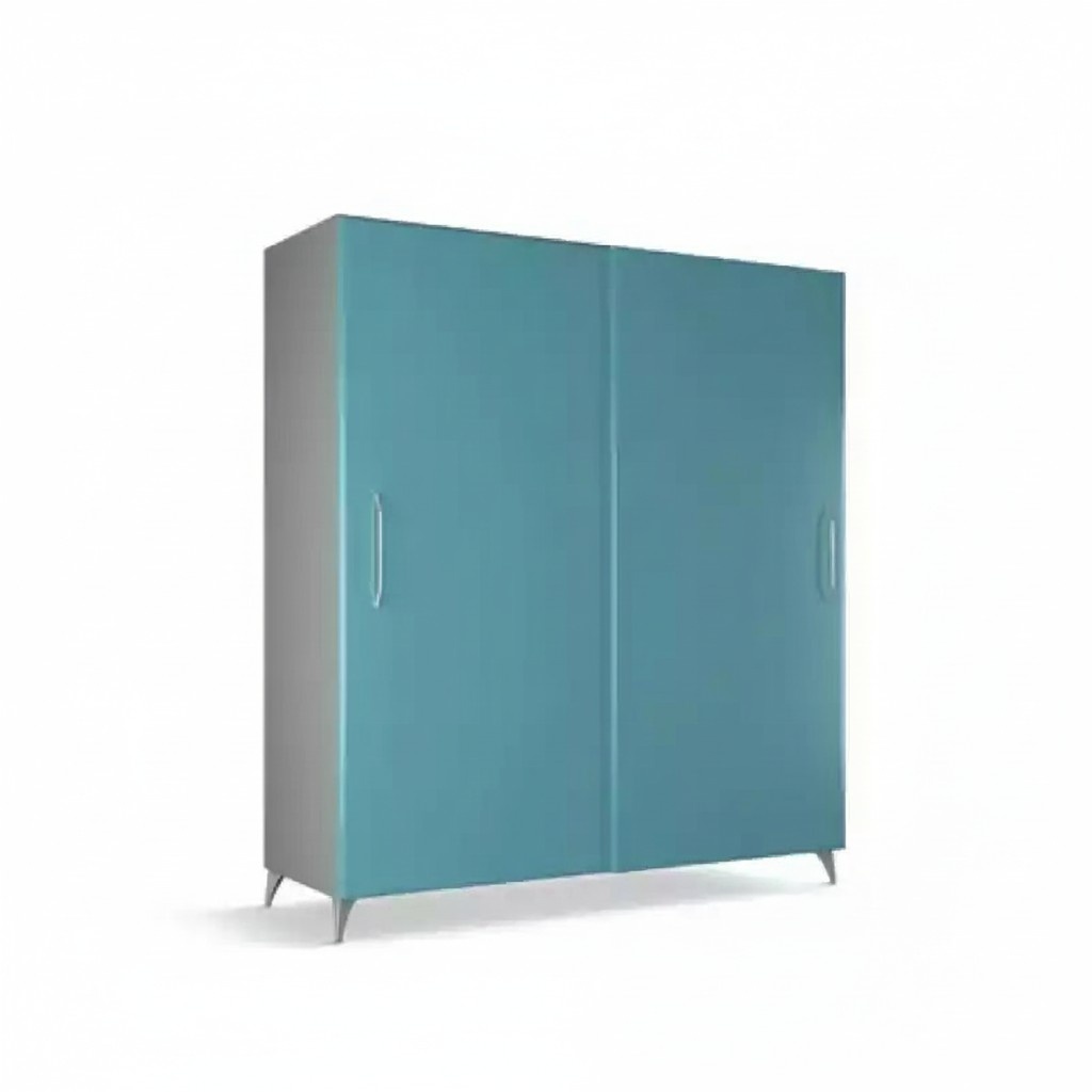 Kleiderschrank Schlafzimmer Modern Schrank KleiderschrÃ¤nke Blau