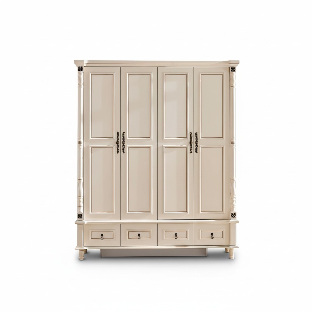 Kleiderschrank Schrank Barock Stil Holz MÃ¶bel Klassische Schlafzimmer SchrÃ¤nke