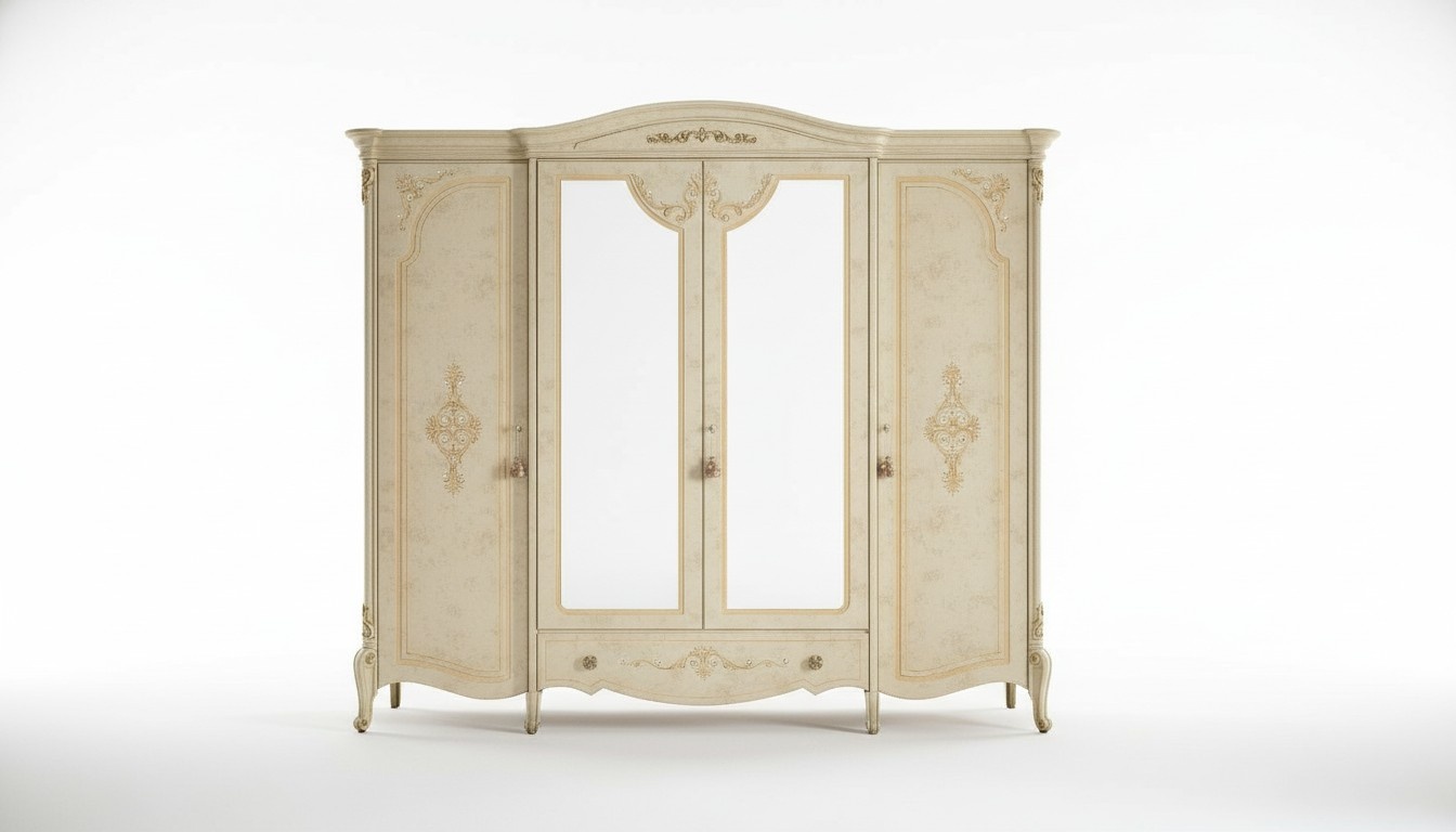 Kleiderschrank Schrank Barock Stil Klassische MÃ¶bel Schlafzimmer SchrÃ¤nke Holz