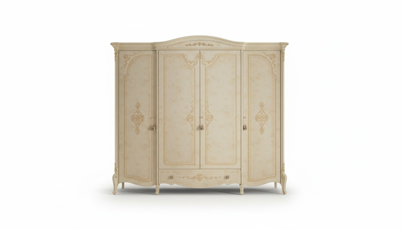 Kleiderschrank Schrankk Barock Stil Holz MÃ¶bel Klassische Schlafzimmer SchrÃ¤nke