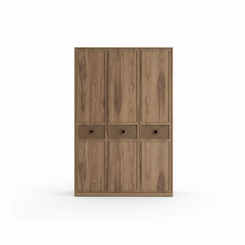 Kleiderschrank Schrank Holzschrank Schlafzimmer MÃ¶bel Holz Braun Neu