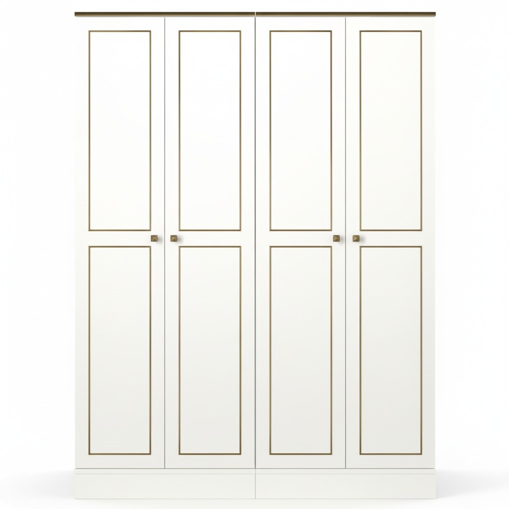 Kleiderschrank Schrank Wandschrank Garderobe Schlafzimmer Modern WeiÃ 140cm