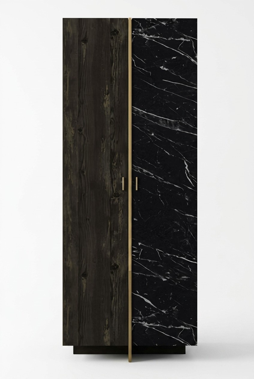 Kleiderschrank Schlafzimmer Moderne MÃ¶bel Schwarz Holz Luxus Design