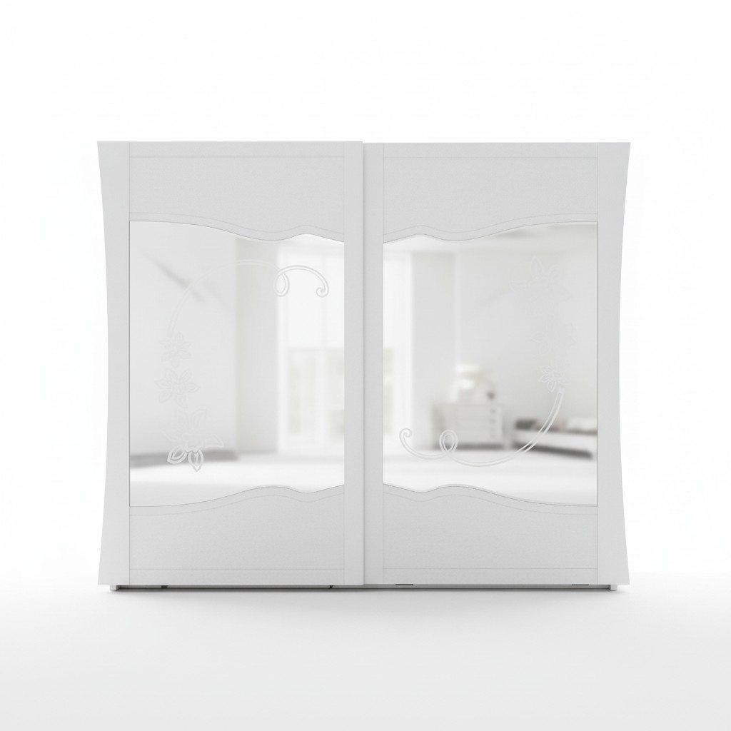 Kleiderschrank SchwebetÃ¼ren Schlafzimmer Holz Schrank SchrÃ¤nke Holz Spiegel Neu