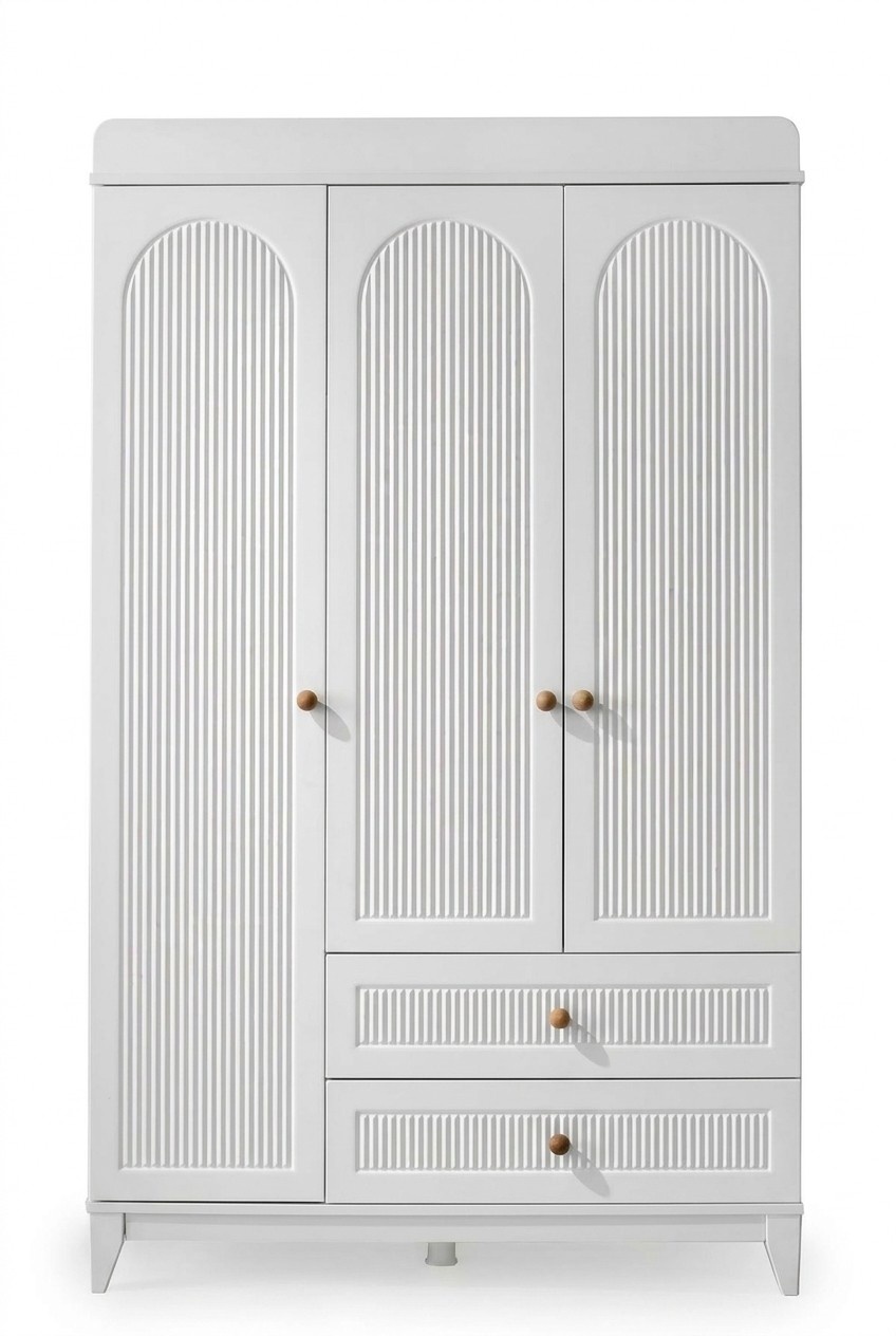 Kleiderschrank WeiÃ Elegantes Schlafzimmer Design Modern MÃ¶bel Luxus Neu
