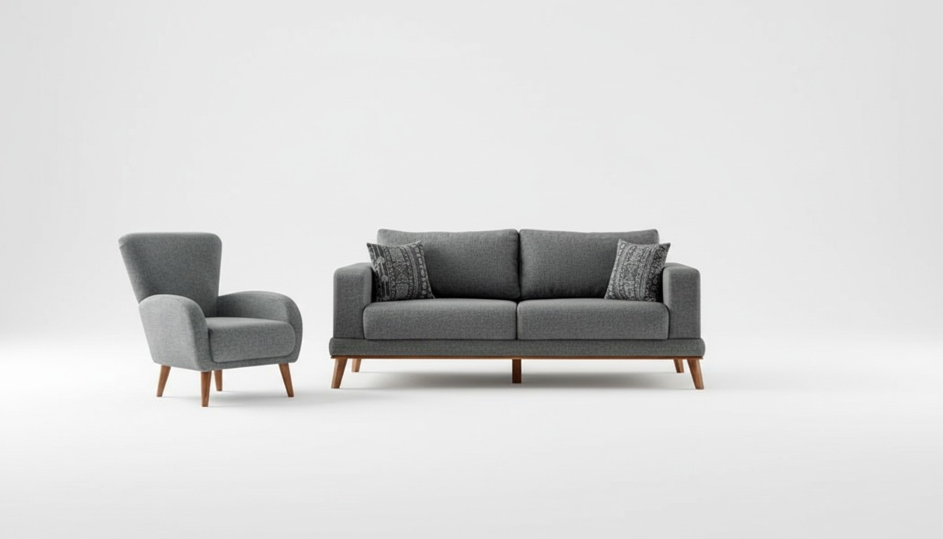 Komfortable 3+1 Sofagarnitur Stilvolles Design fÃ¼r gemÃ¼tliches &elegantes Wohnen