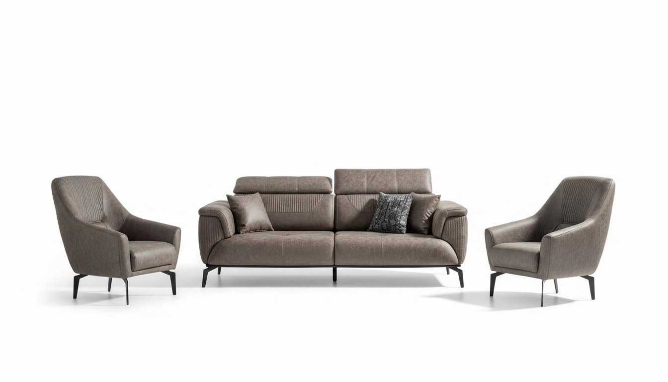 Komfortable Sofagarnitur mit 3+1 Sitzer fÃ¼r kleine und stilvolle RÃ¤ume