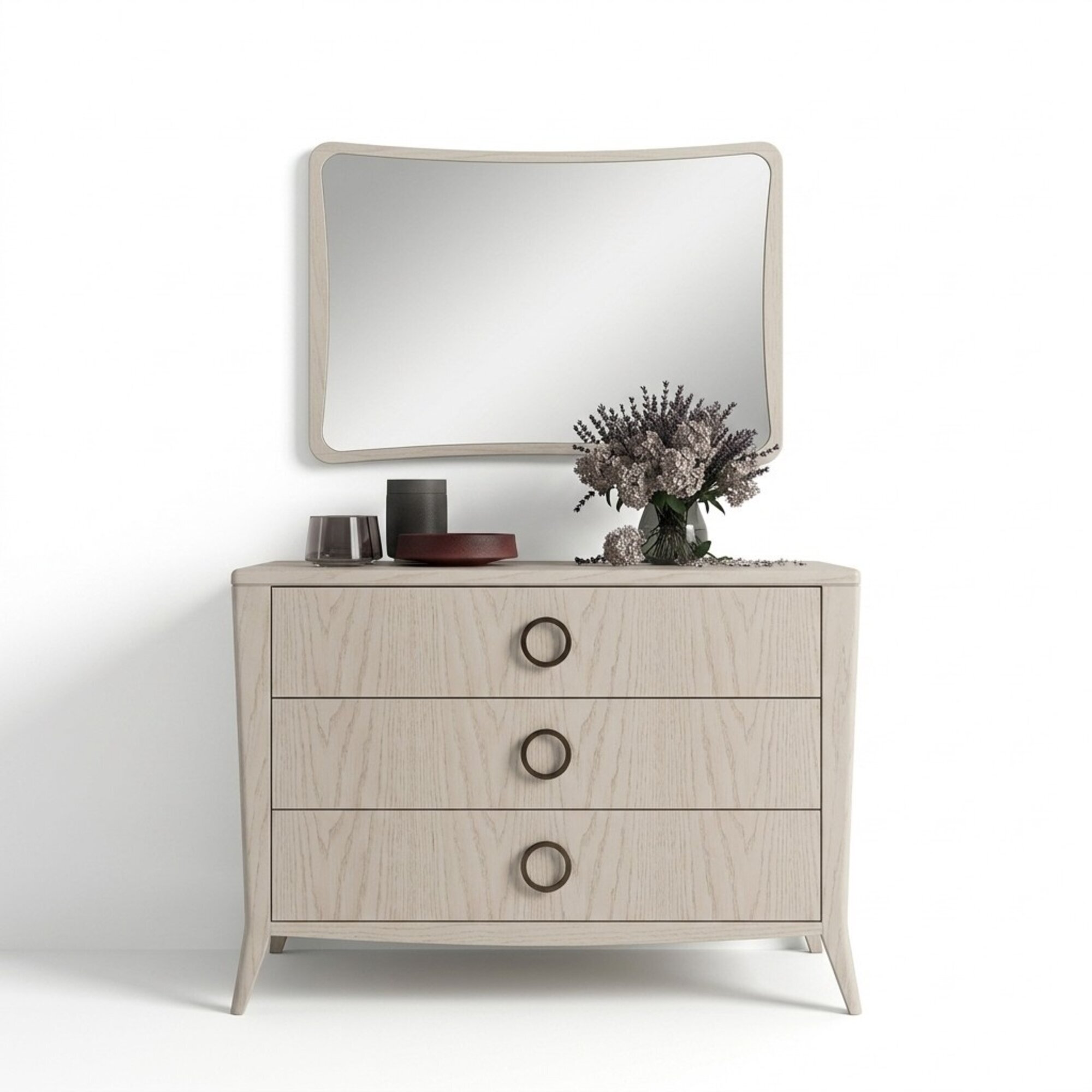 Kommode Spiegel Schlafzimmer Holz modernes Design luxuriÃ¶s neu