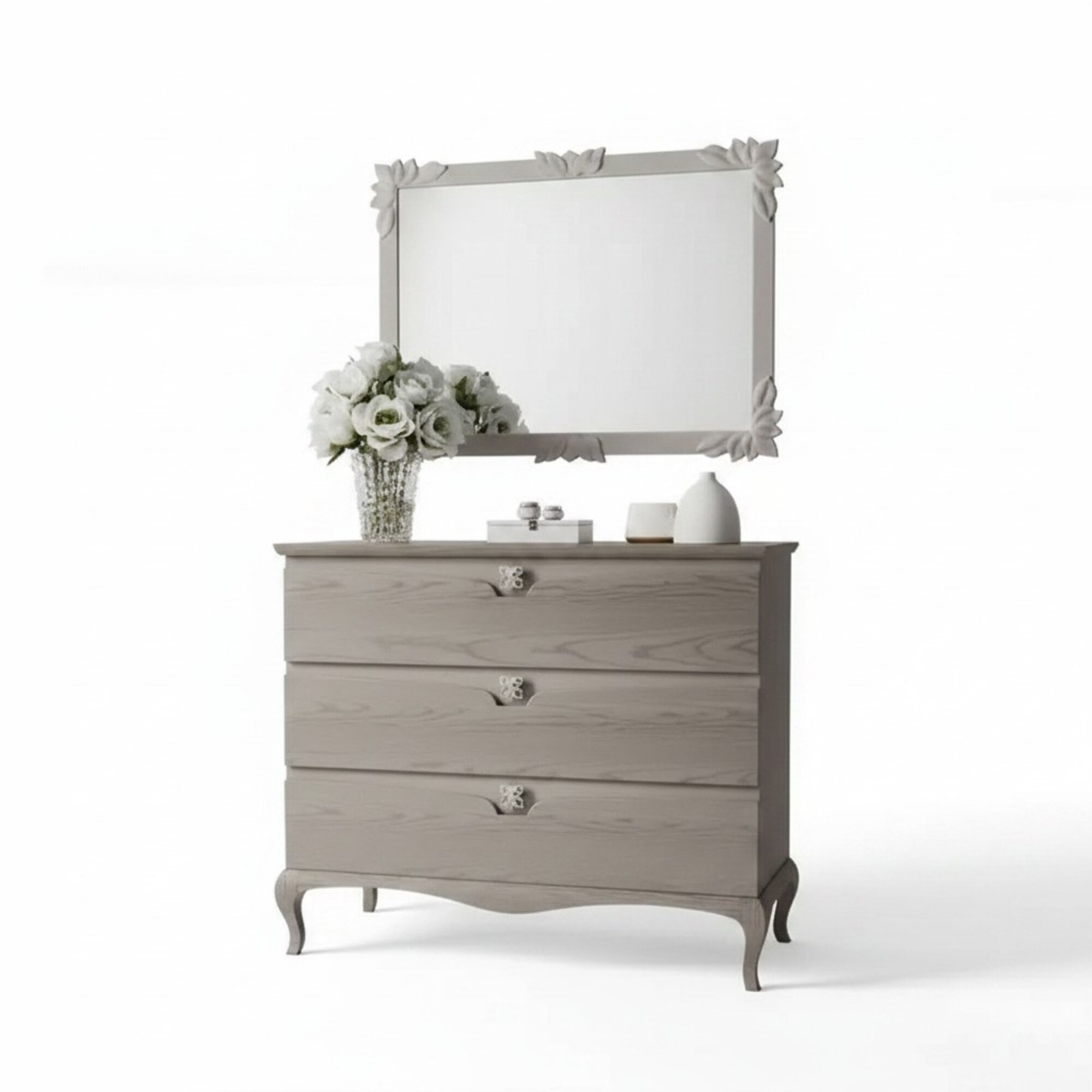 Kommode Spiegel Schrank Luxus Kommoden Regal Konsole MÃ¶bel Set 2tlg.