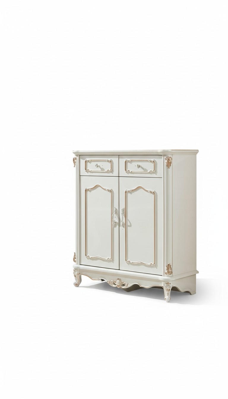 Kommode WeiÃ Schlafzimmer Elegantes Design Klassische Kommode Luxus Holz