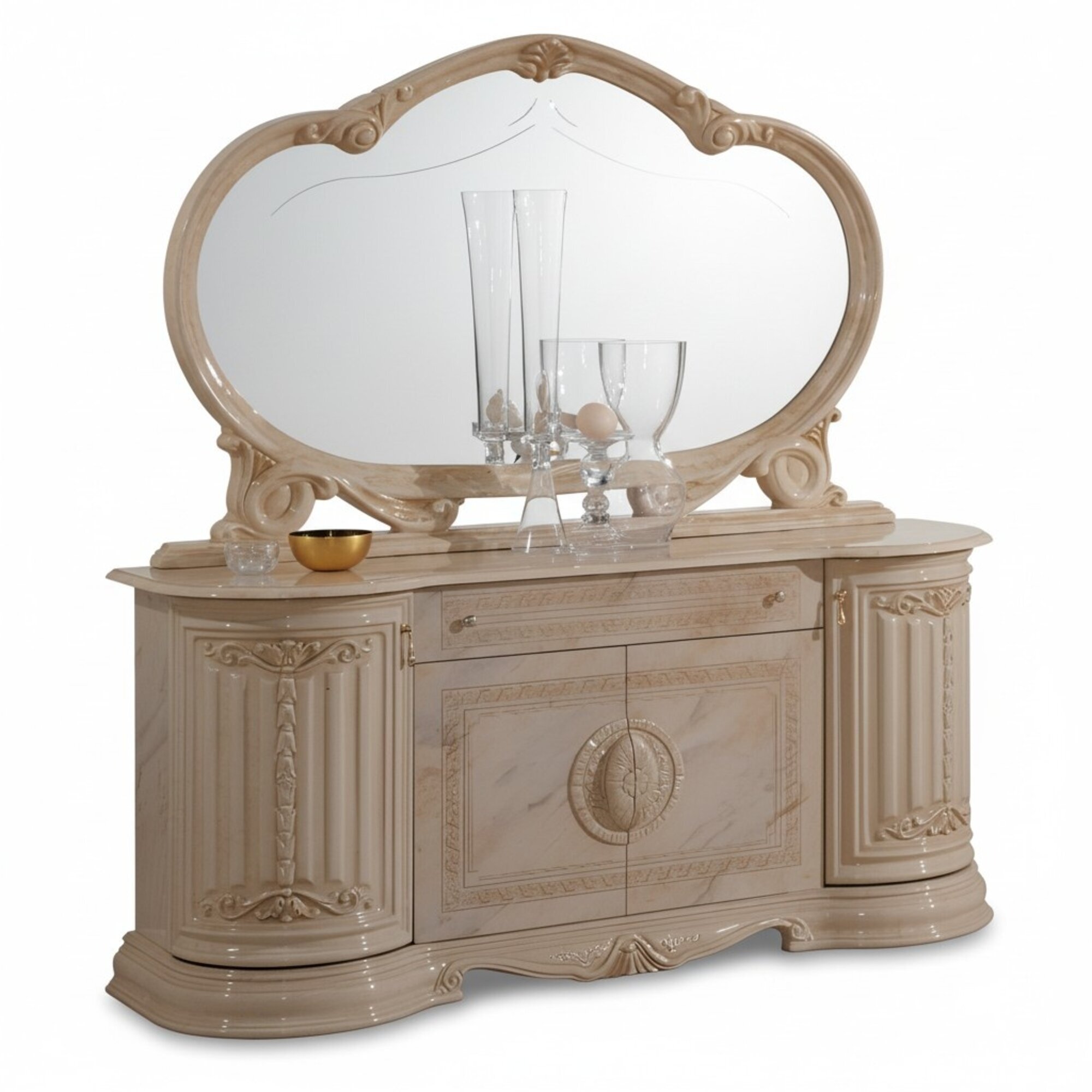 Kommoden Sideboards Wohnzimmer Anrichte Spiegel Italienische MÃ¶bel