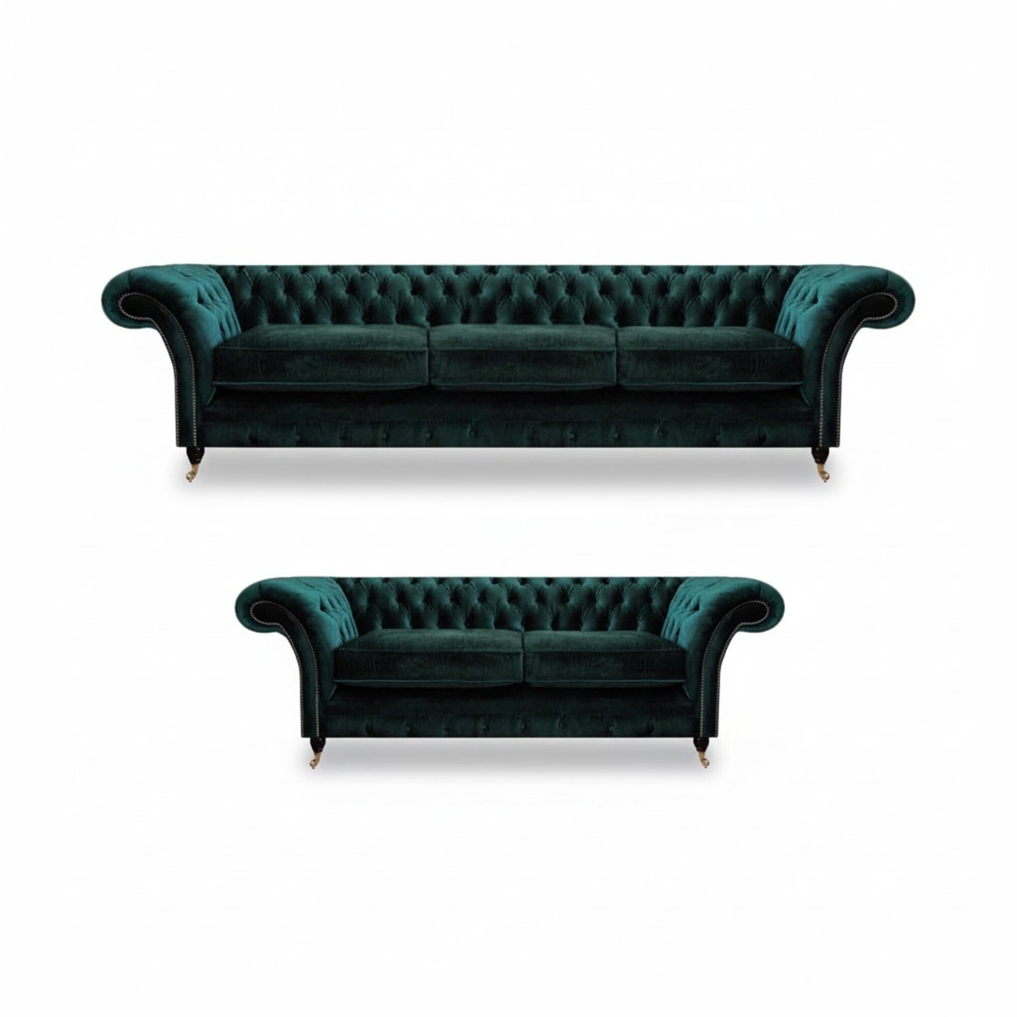 Komplett MÃ¶bel Wohnzimmer Sofas 3+2 Sofagarnitur Couchen Chesterfield