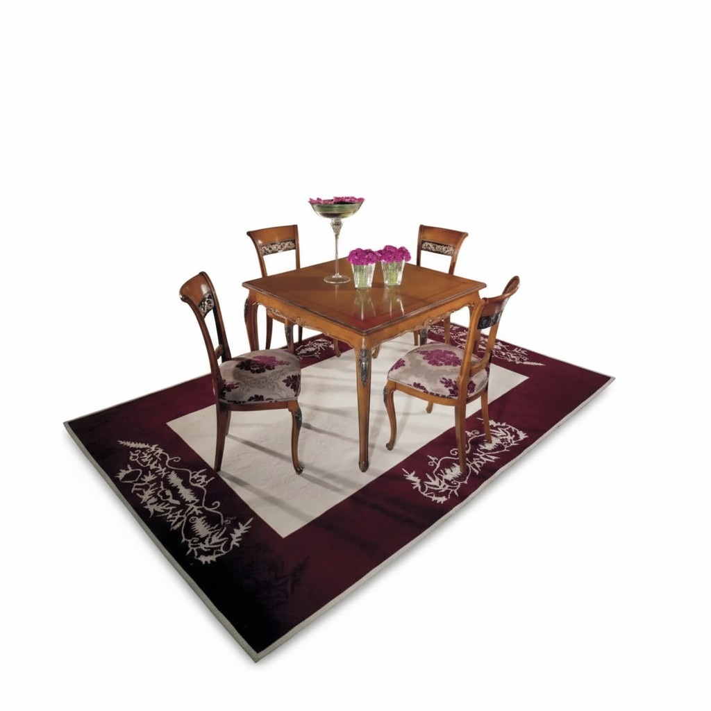 Komplett Set Esstisch 4x StÃ¼hle Esszimmer Set Ess Gruppe Holz Tisch 5tlg