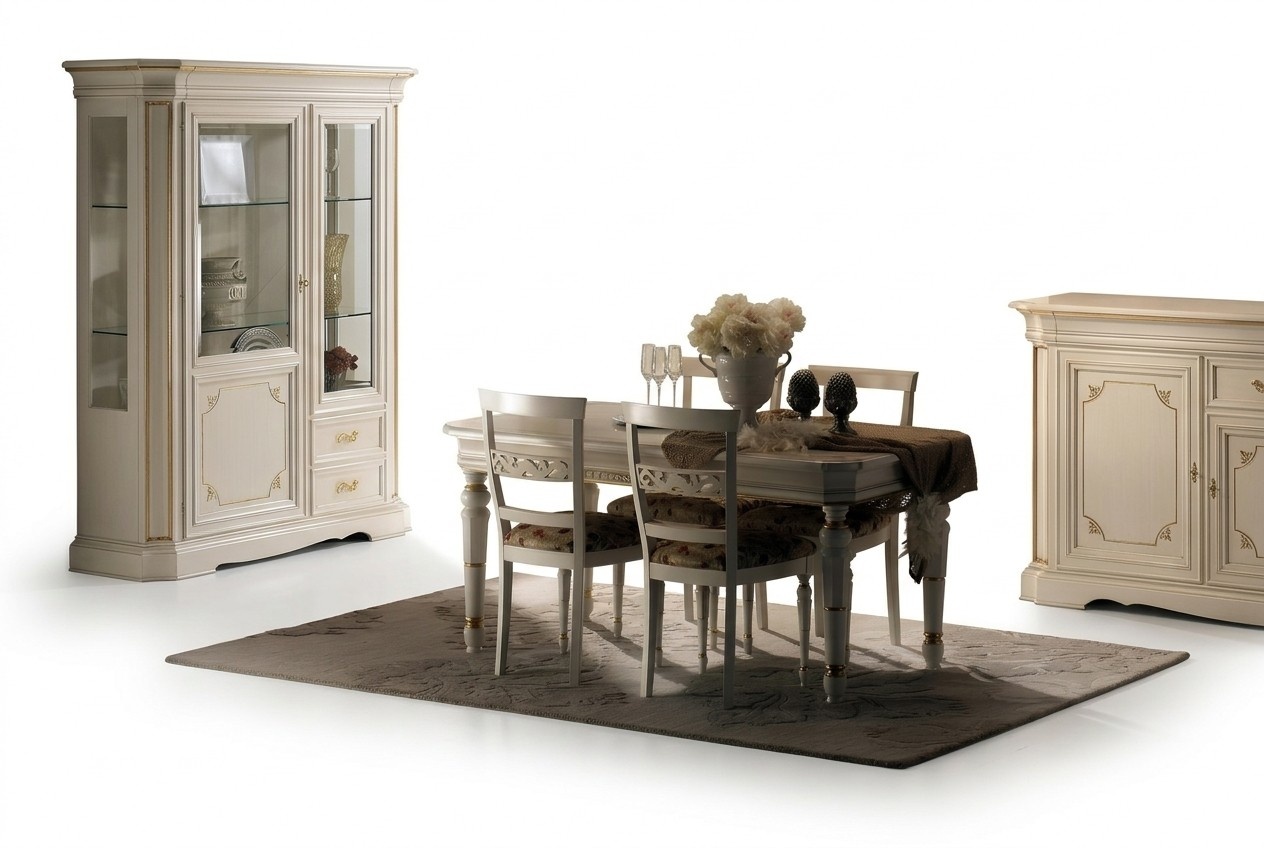 Komplett Set Esstisch Esszimmer 4 StÃ¼hle Set Ess Gruppe Holz Tisch Tische 5tlg