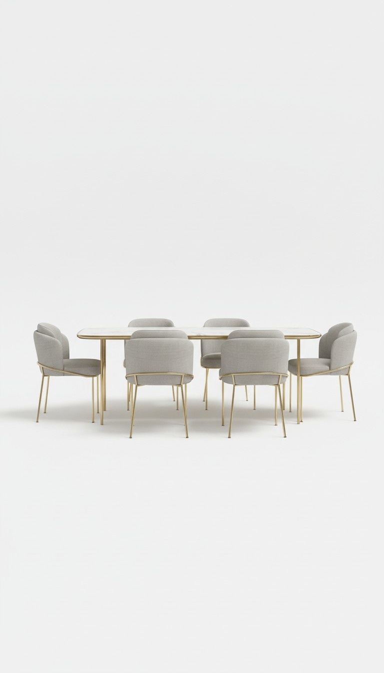Komplett Set Esstisch 6x StÃ¼hle Esszimmer Set Ess Gruppe Holz Tisch