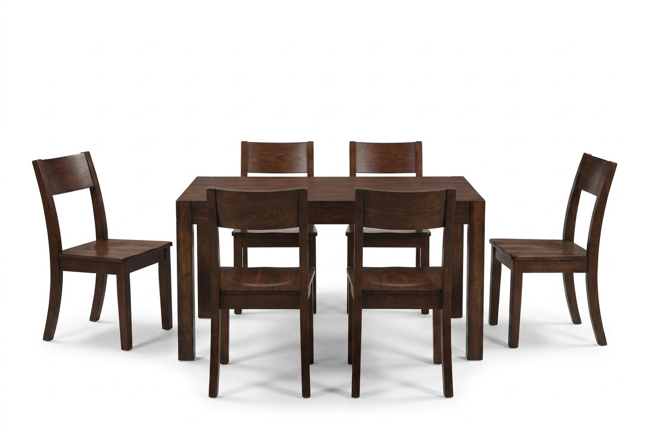 Esstischset 6x StÃ¼hle Esstischset Gruppe Holztische 7tlg