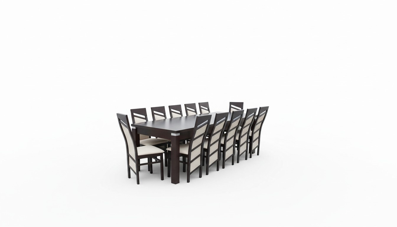 Komplett Set Esstisch Stuhl 12x StÃ¼hle Esszimmer Ess Gruppe Holz Tische 13tlg