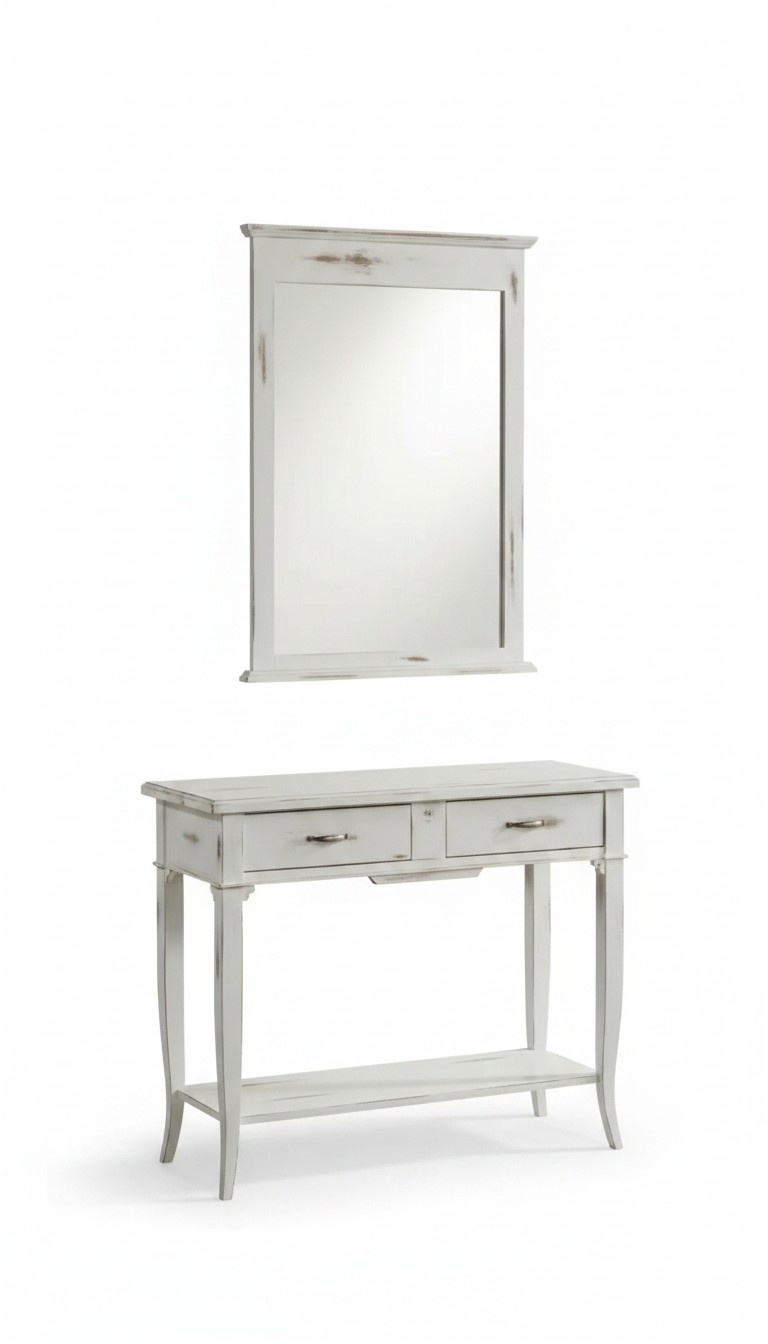 Konsolen Tisch mit Spiegel Luxus Set Konsole 2tlg. Italienische MÃ¶bel