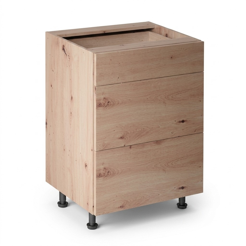 KÃ¼chenschubladenschrank Unterschrank 3 Schubladen Kommode Schubladenmodul