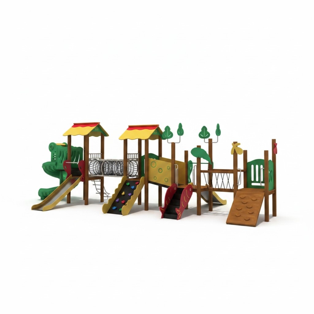 Labyrinth Spielturm mit Rutschbahnen KletterausrÃ¼stung Outdoor SpielplÃ¤tze