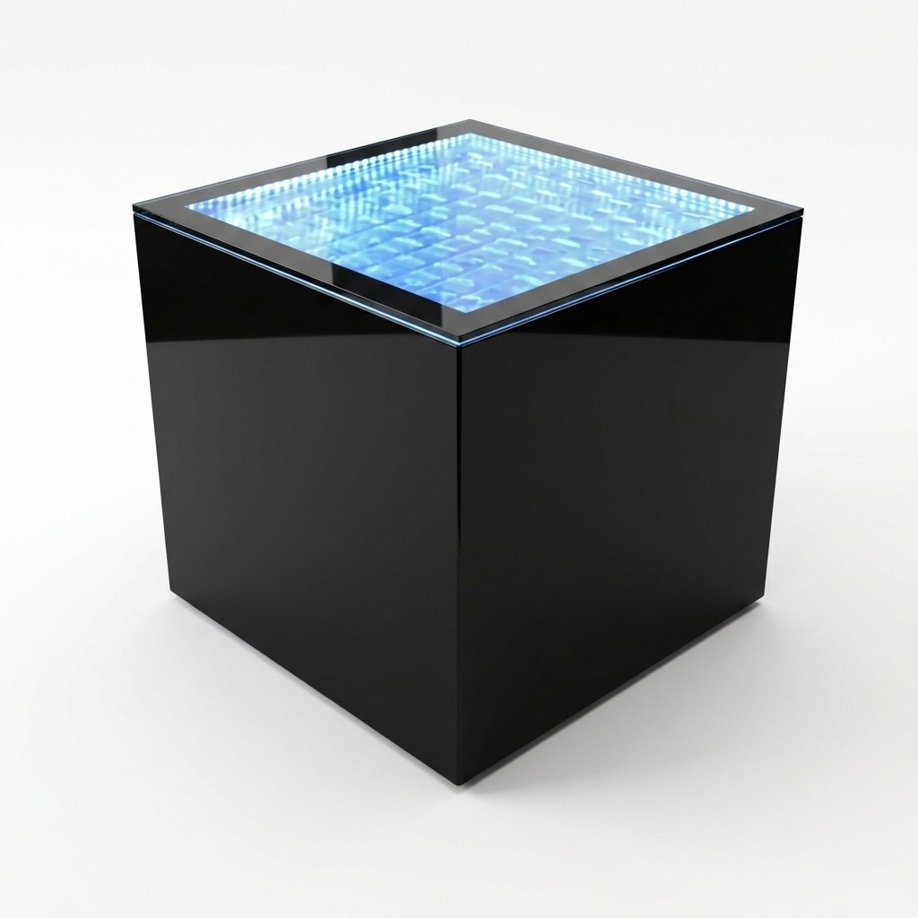 Led Quadrat Beistelltisch Kaffeetisch Wohnzimmer MÃ¶bel Wasser SÃ¤ule