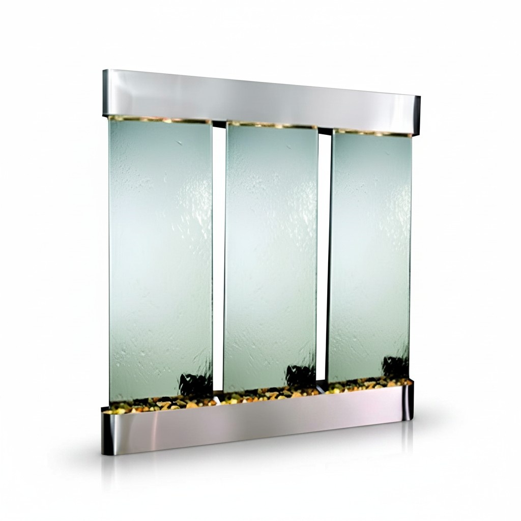 Led Wasserwand Design Wasser SÃ¤ulen Wasserfall Bild Rahmen 56*117