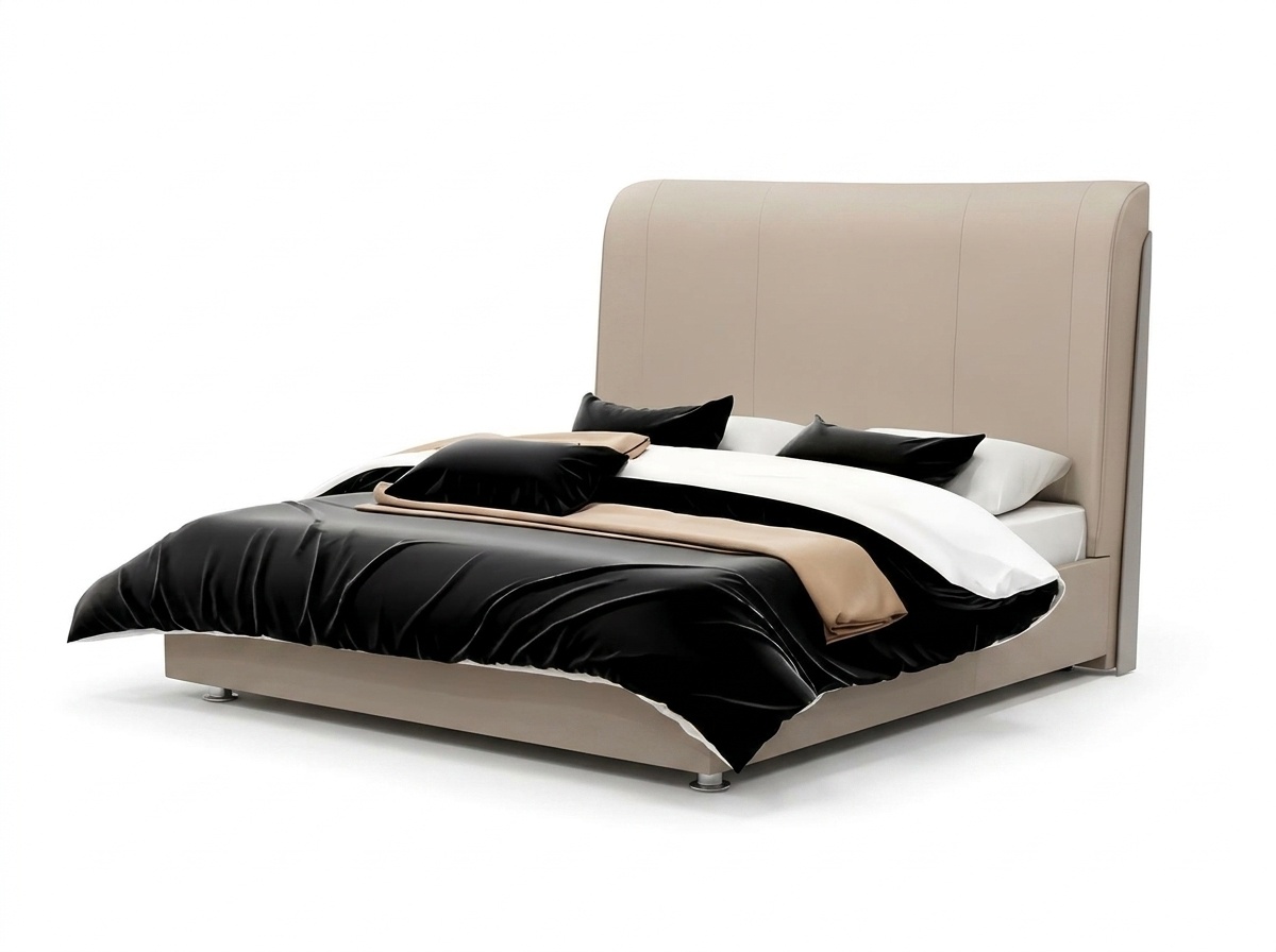 Leder Bett Polster Design Doppel Hotel Betten Schlaf Zimmer Ehe 180x200