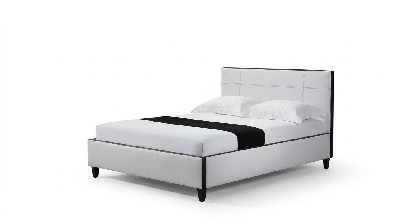 Leder Betten Design Bett Doppel Ehe Modernes Hotel Gestell Schlaf Zimmer