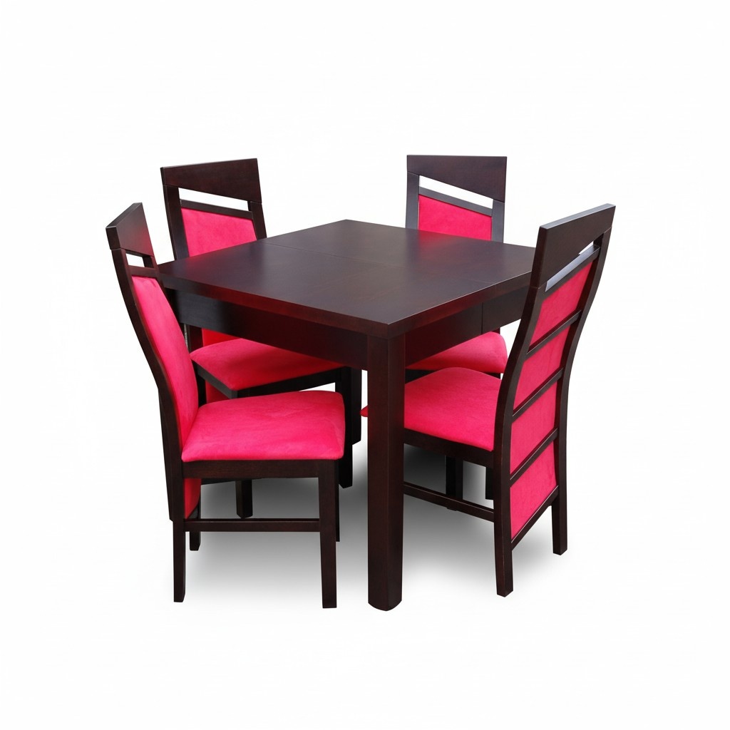 LehnstÃ¼hle Design Ess Tisch + 4 StÃ¼hle Set Garnitur Zimmer Gruppe 5 tlg. Tische