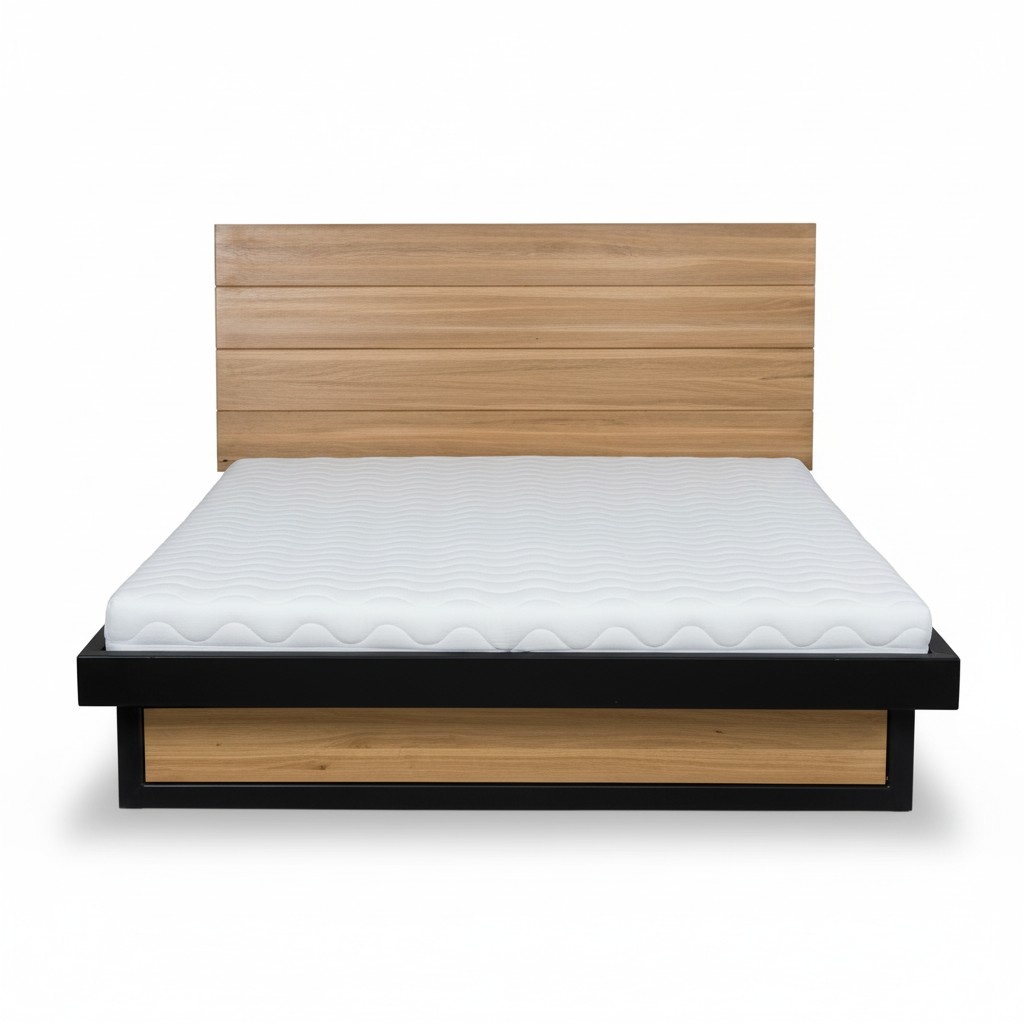 Loft Betten Holzbett Lattenrost Doppelbett Eiche Bett Ehebett Massive Holz MÃ¶bel