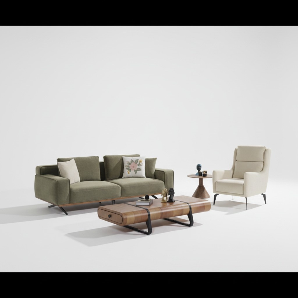 Loungegarnitur Wohnzimmergarnitur Wohnlandschaft Set Sofa Couch MÃ¶bel 3+1