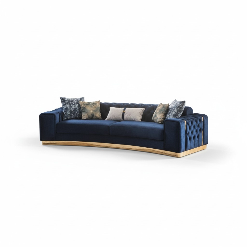 2x Chesterfield Sofas Edle MÃ¶bel Polster 4-SItzer