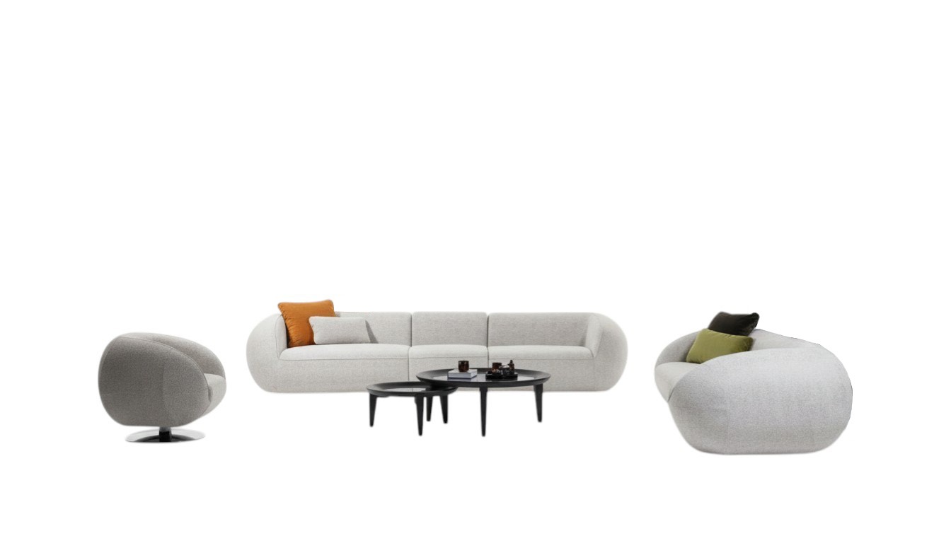 LuxuriÃ¶se Lounge Garnitur Sofa Set FÃ¼nfsitzer Dreisitzer Sessel Set Modern
