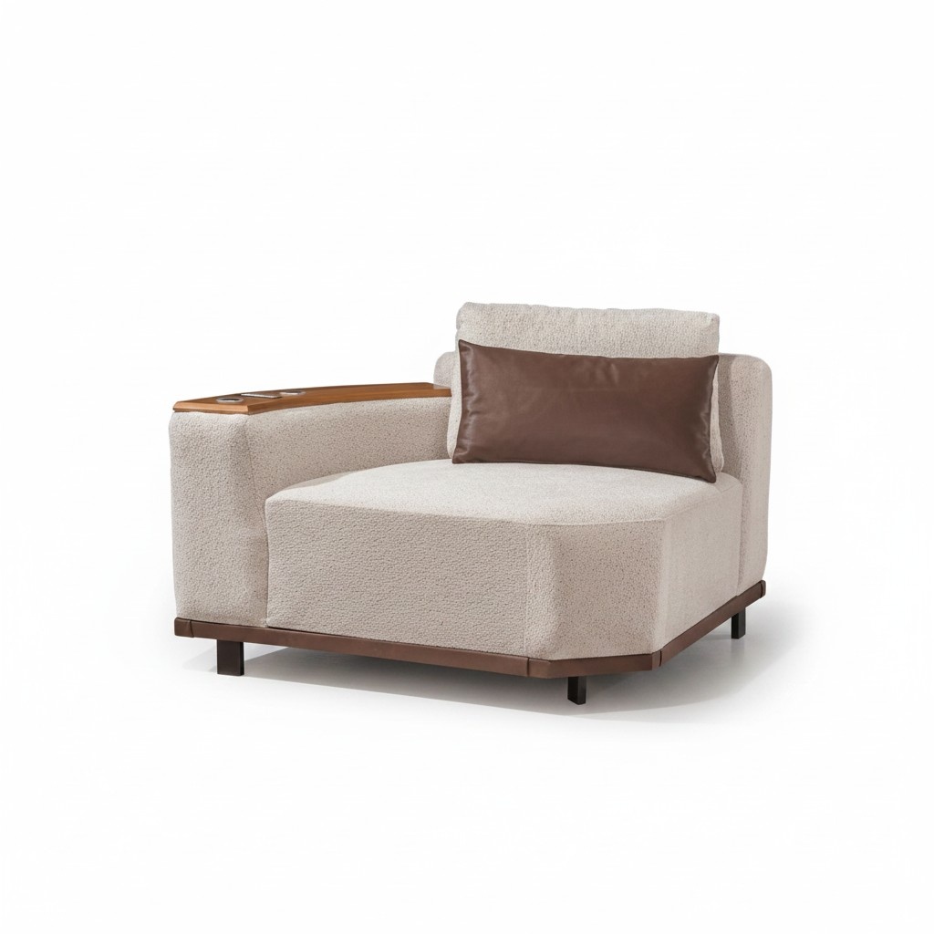 LuxuriÃ¶ser Ecksofa In L-Form Mit Musiksystem Polster Wohnzimmer Sofas
