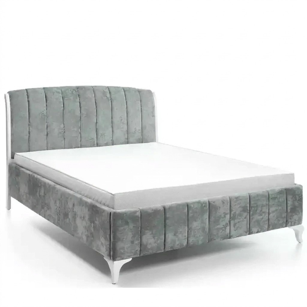 LuxuriÃ¶ses Betten Schlafzimmer grau Doppelbett Holzbetten Bettgestell Bett