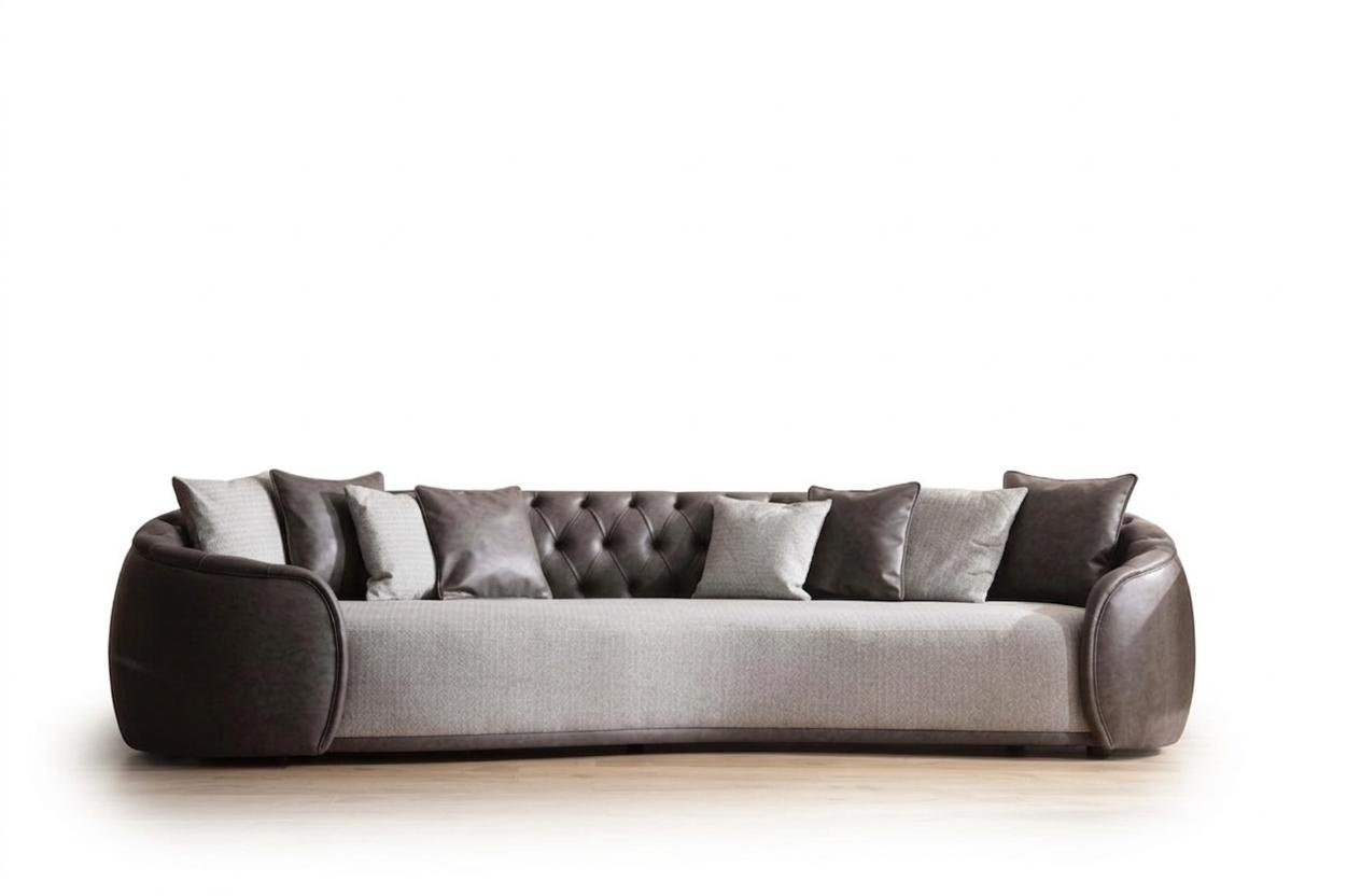 Luxus Bank Sofa Couch Wohnzimmer Kanzlei MÃ¶bel Textil Sofas 3 Sitzer