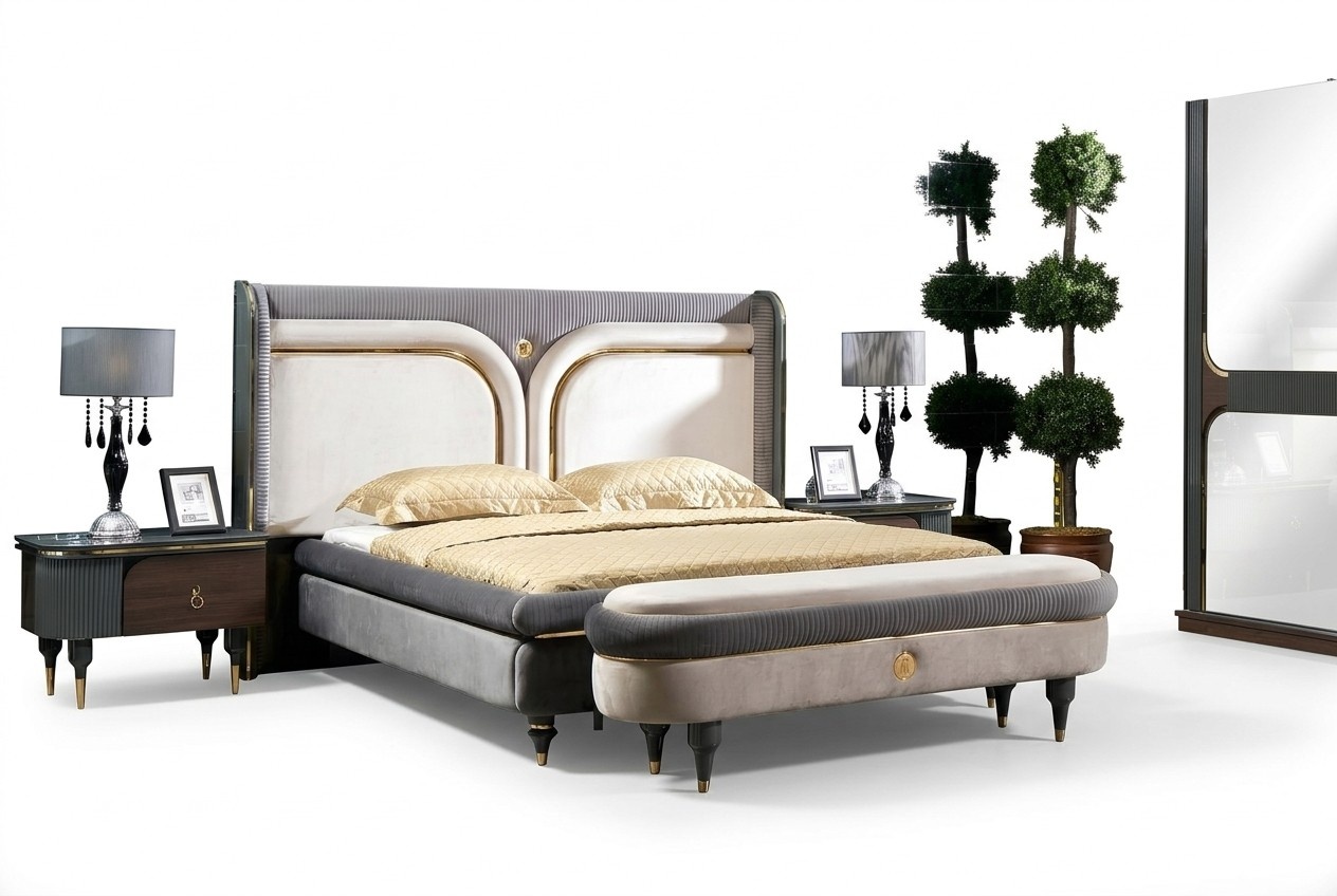 Luxus Bettgestell Betten Doppel Bettrahmen Design MÃ¶bel Bett Ehe Hotel Modern