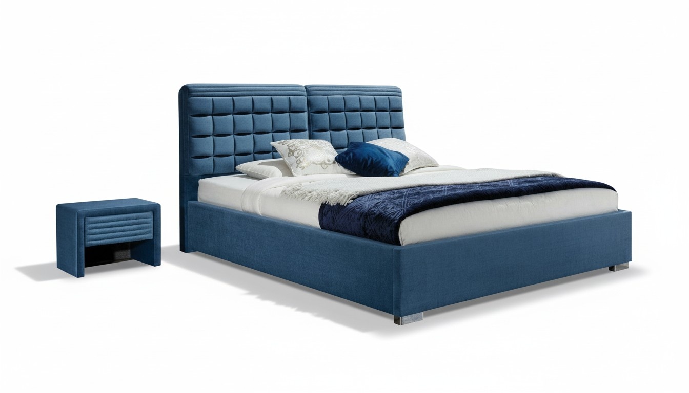 Luxus Boxspring Bett Design Stoff Hotel Betten Schlafzimmer MÃ¶bel Doppel