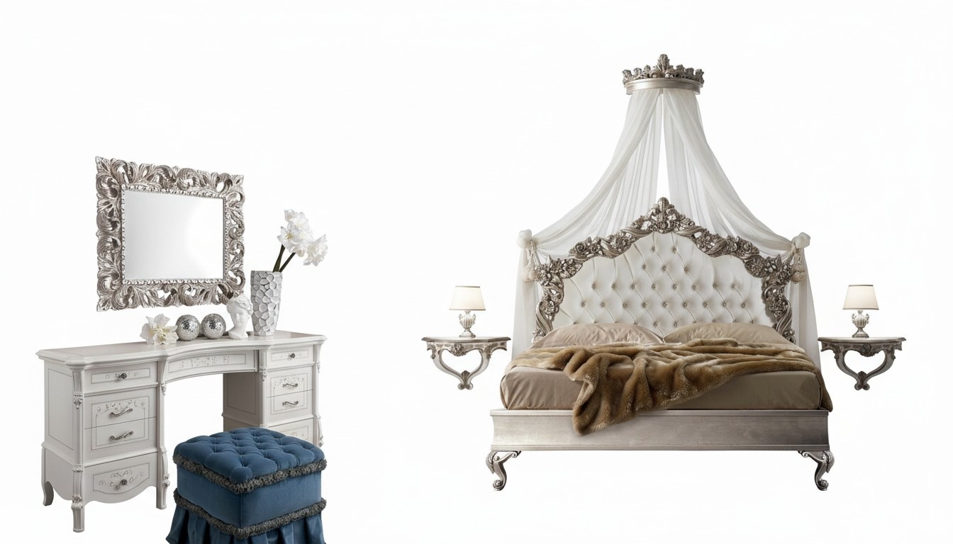 Luxus Chesterfield Betten KÃ¶nigliches Bett Palast Hotel Doppelbett Italien