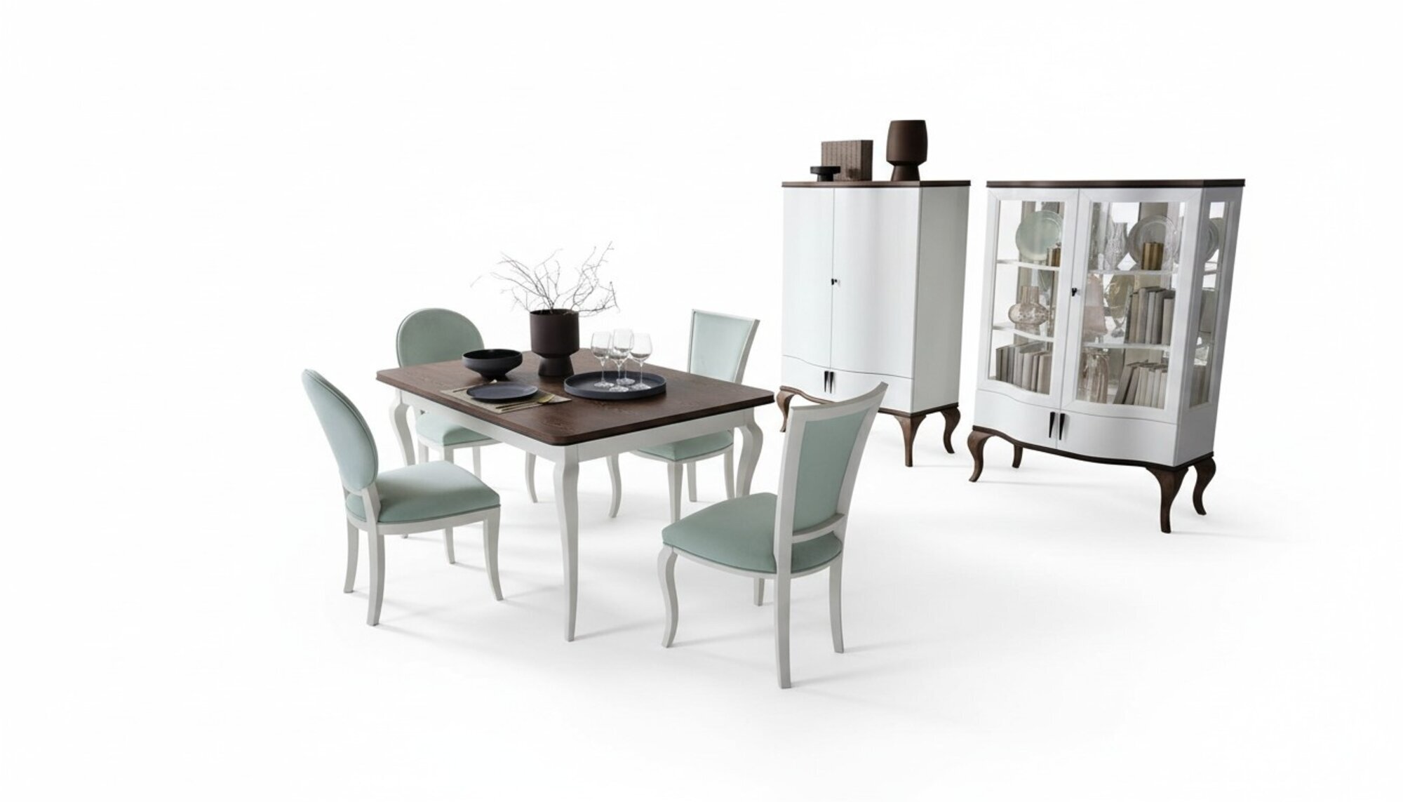 Luxus Designer Esstisch Holz Tisch Ausziehbar 140/330cm Wohn Esszimmer