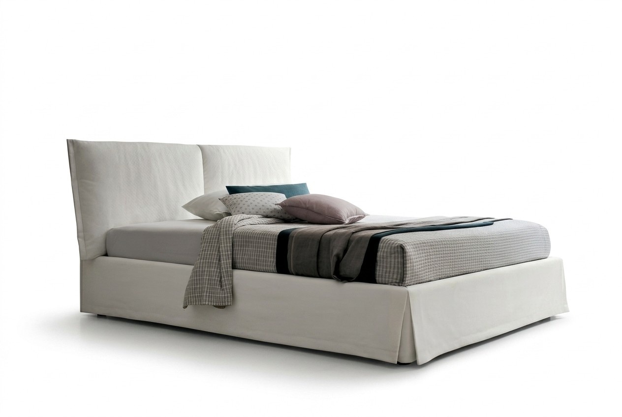 Luxus Doppel Hotel Betten 120x200 Schlaf Zimmer WeiÃ Textil Bett Polster Design